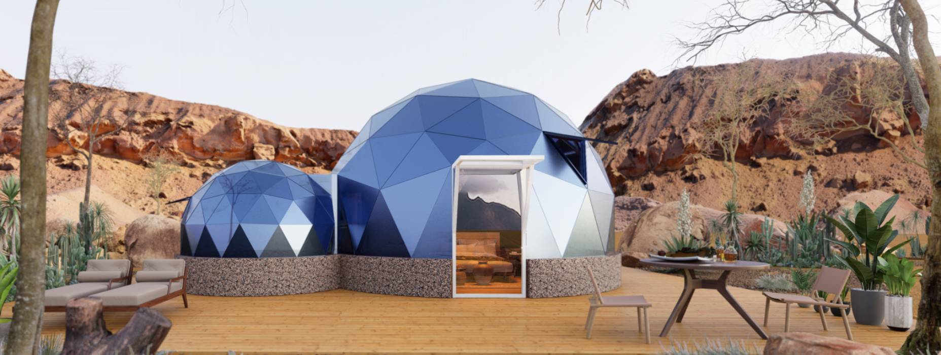 鄯善县球形智能光伏玻璃星空房